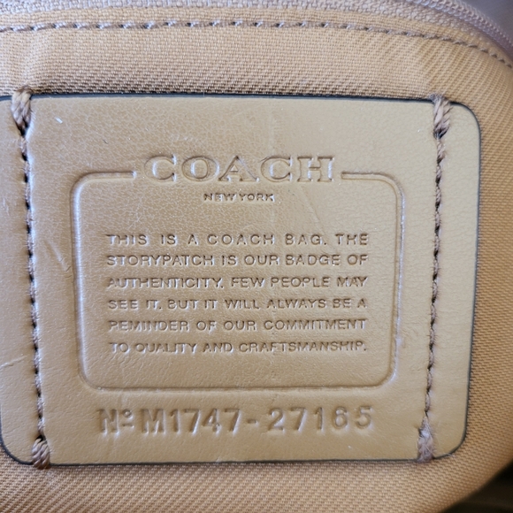 Coach Floral Tote Bag - Cream and Red - Picture 3 of 4